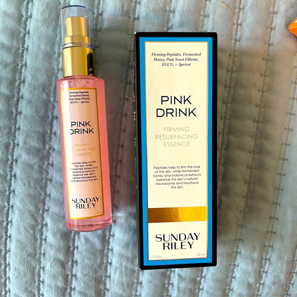 BRAND NEW never opened SUNDAY RILEY “Pink Drink” Firming Resurfacing Essence